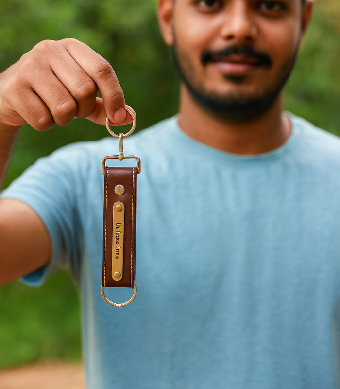 Leather Keychain