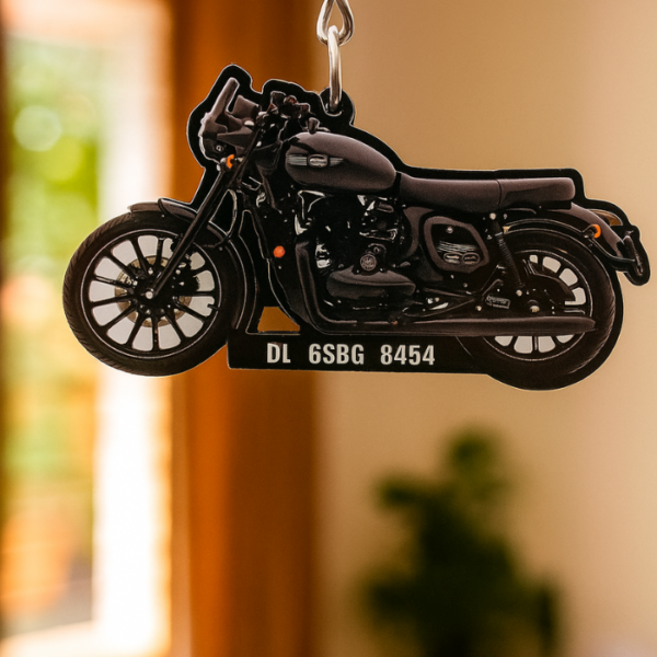 Bike keychain