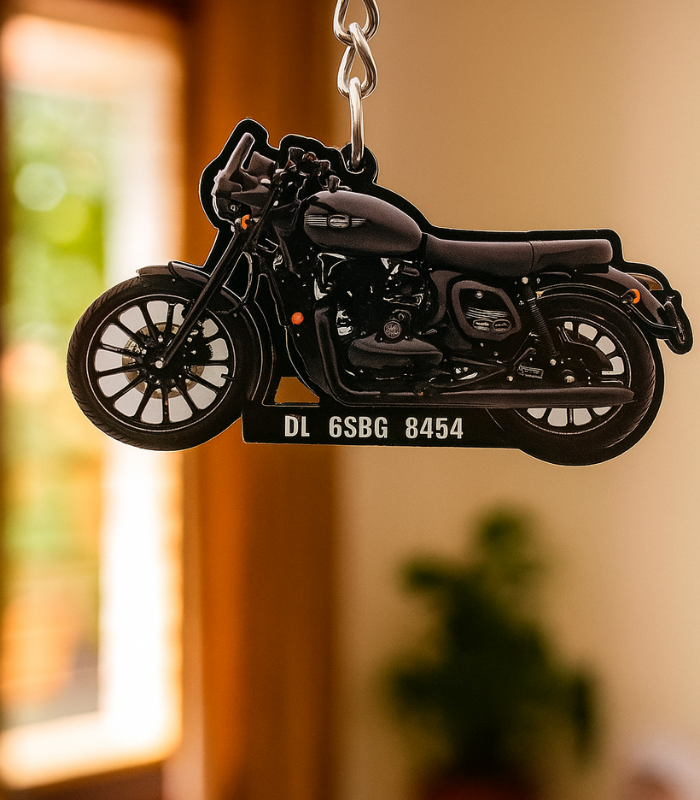 Bike keychain