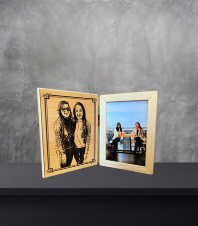 Engraved Wooden Frame