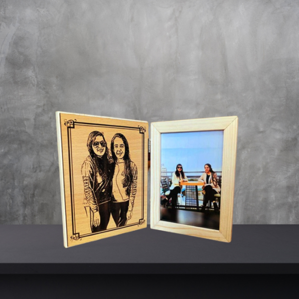Engraved Wooden Frame