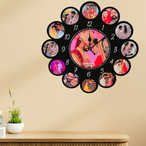 Personalized Wooden Wall Clock