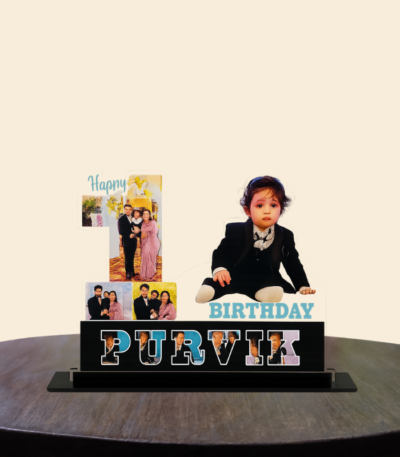 Personalized 1st Birthday Photo Cutout